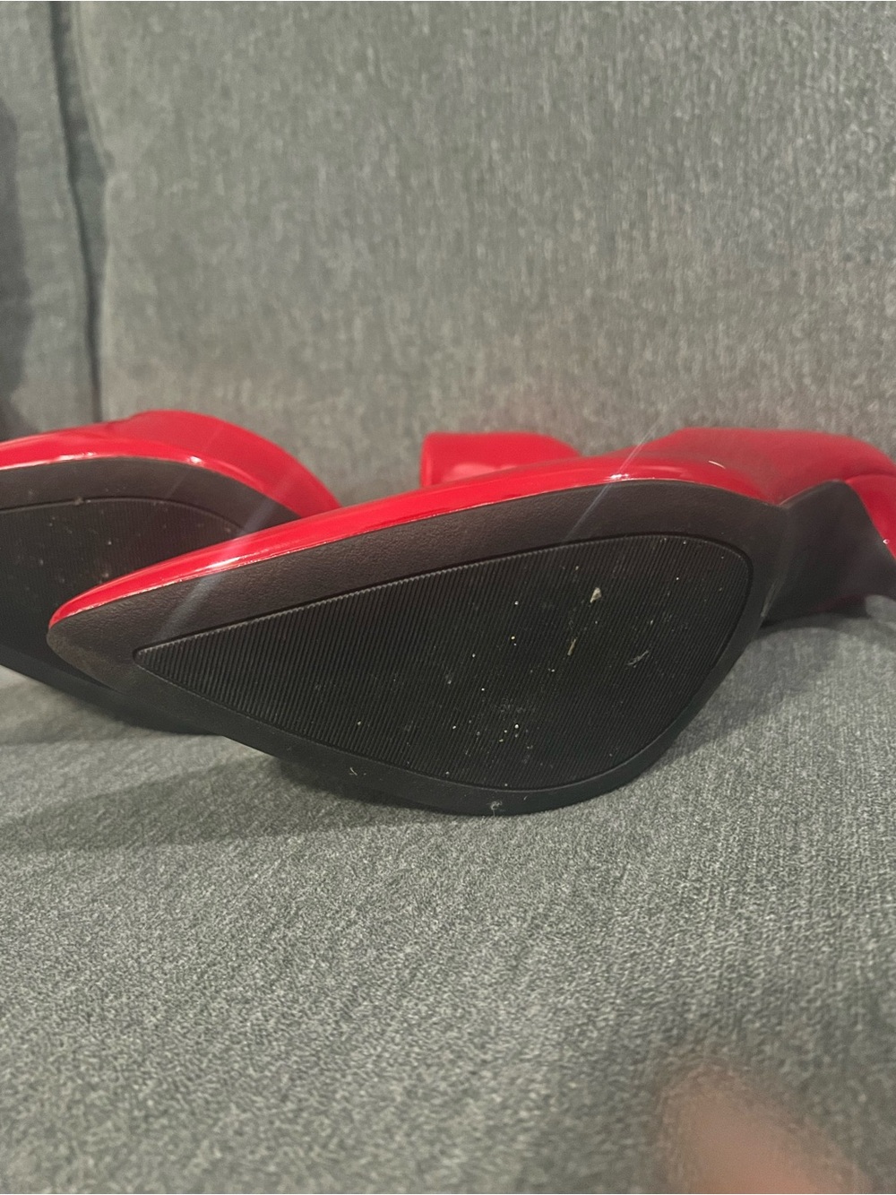 Worthington Red Patent Pointed-Toe Pumps - Picture 2 of 3